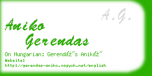 aniko gerendas business card